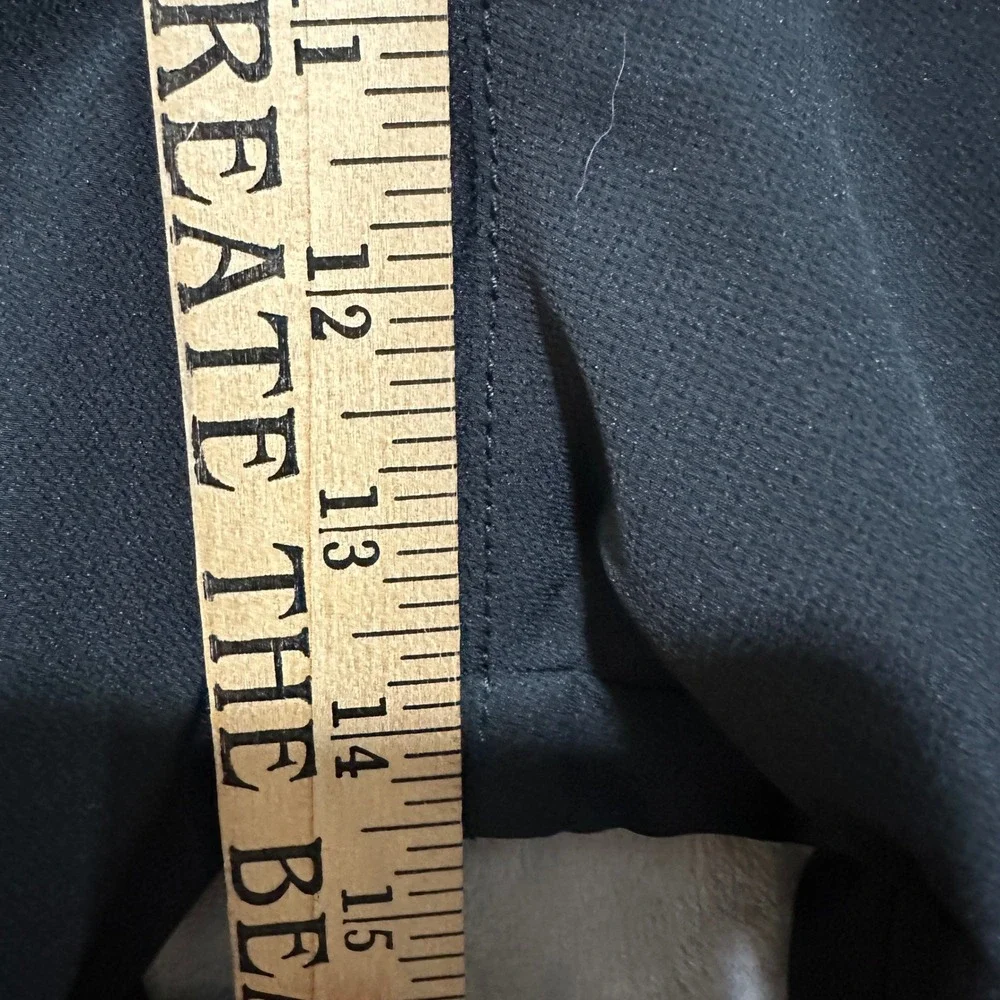Banana Republic Mens Size 40 Black Performance Pants Flat Front